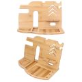 Bamboo Wood Wireless Charging Dock Simple Phone Charging Station Hot. 