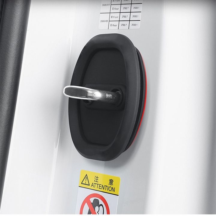 4PCS%20Car%20Door%20Shock-absorbing%20Pad%20Lock%20Buckle%20Buffer%20Protection%20Silicone%20Cover%20Car%20Door%20Lock%20Protective%20Pad%20-%20Image%202