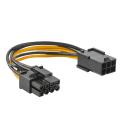 6-pin to 8-pin PCI Express Power Converter Cable for GPU Video Card PCIE PCI-E vga card. 