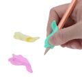 3Pcs/Set Children Writing Pencil Pen Holder Kids Learning Practise Silicone Pen Aid Grip Posture Correction Device For Students. 