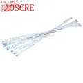 【Top mobile  Store】(New) 10PCs FPC ribbon flexible flat cable pitch 0.5mm A-type 4p 8p 12p 16p 20p 30p 40 p FFC wire 6/10/12/16/20/30/40 pin. 