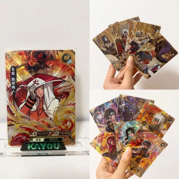 pokemon cards golden Kayou Naruto BP Card Anime Uzumaki Naruto Bp Tsunade MR Cards BP Collection Card Children's Card Toy Gift Tsunade HinataParty Games Crafts
