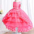 MQATZ New High Quality Baby Lace Princess Dress For Girl Elegant Birthday Party Trailing christmas Clothes 3-12 Years T5399. 
