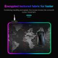 Led Lap Pad Lighting Luminous Desk Pad Map Led Keyboard Mouse For Pc Mouse World Backlight Keyboard Gaming Rgb(300Mm X 700Mm). 
