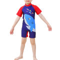 Kidlove Boy Kid Jumpsuit Swimwear Cartoon Fast Dry Short Sleeve Surfing Beachwear for 3-12Y. 