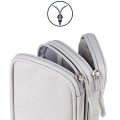 Data Cable Storage Bags Portable Earphone Organizer Digital Gadget Carry Case Double Layer Digital USB Hard Disk Protection Bag. 
