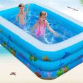 INTIME 2M (YT-667) Inflatable Family Swimming Pool 3 Layer Extra Large Rectangular Kids Swimming Pool Indoor Outdoor. 