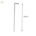50Pcs Tent Pegs 20cm Garden Stakes Nails Aluminum for Outdoor Camping Sturdy. 