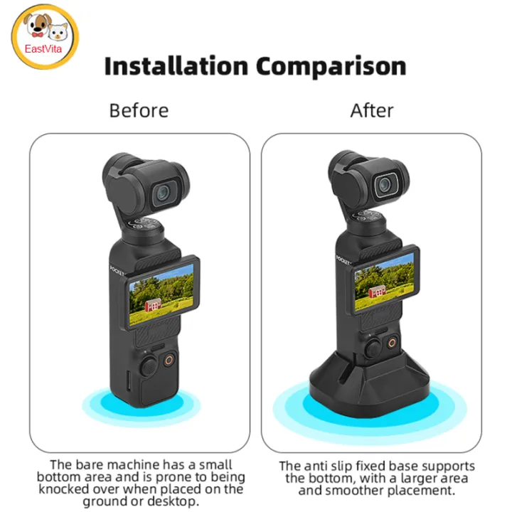 Portable%20Camera%20Mount%20Handheld%20Gimbal%20Base%20Desktop%20Camera%20Stabilizer%20Stand%20Compatible%C2%A0for%20OSMO%20Pocket%203%20Camera%20-%20Image%205