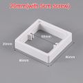 New 86 Type Socket Surround Cover Square White Grey Switch Socket Panel Plastic Outlet Box Extender. 