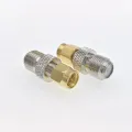 3G 4G 5G LTE SMA Male to F Female Adaptor - Coaxial Cable External Antenna Connector for Router. 