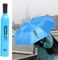 New Double Layer Folding Portable Wine Bottle Umbrella with Bottle Cove (LSW). 