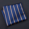 Handkerchief Smooth Striped Paisley Floral Pattern Pocket Square. 