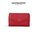 MATEYOYO Women's Wallet Simple Fashion Purse Large Capacity Money Bag Multifunctional Clutch Wallet PU Leather Card Wallet Zipper Coin Pocket. 