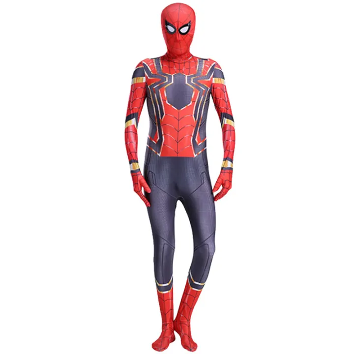 Spiderman%20Costume%20for%20Adult%20Superhero%20Iron%20Spider%20The%20Amazing%20Raimi%20Spiderman%20Cosplay%20Costumes%20Bodysuit%20Halloween%20Costume%20Zentai%20-%20Image%207