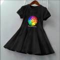 Kids Girls Dress Princess Skirt Children Cotton Sequins Dresses Kids Girl Fashion Baby Clothing Wear. 
