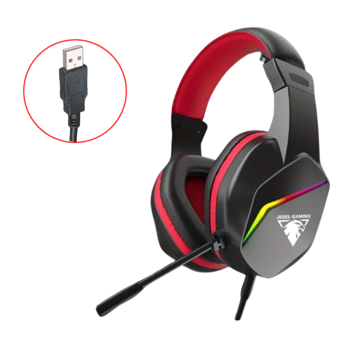 Gaming Headset With RGB Lights Jedel GH-269