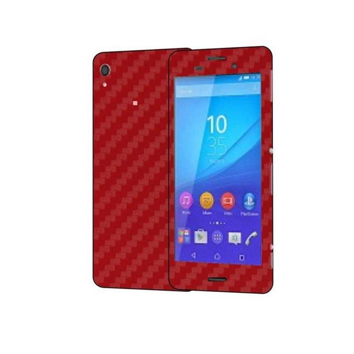 New%20style%20Sony%20Xperia%20M4%20Aqua%20Red%20Carbon%20Fiber%20Texture%20Mobile%20Skin%20-%20Image%202
