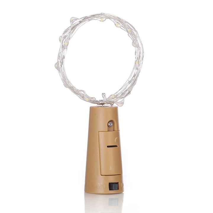 【Essential Good Item】15 Leds Cork Shaped Led Copper Wire Starry String ...