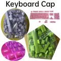 New Ergonomic 104Pcs ABS Universal Mechanical Keyboard Keycaps Blank Keycaps for Cherry MX Keyboard Replacement Backlit Key Cap. 