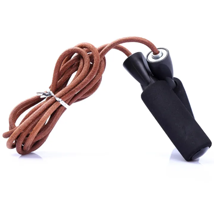 bellylady%20Adjustable%20Jump%20Rope%20Skipping%20Leather%20Rope%20with%20Bearing%20Comfortable%20Sponge%20Handles%20for%20Skipping%20Boxing%20Fitness%20-%20Image%206