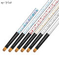 Myyeah Nail Art Acrylic Brush Solid Polish Painting UV Gel Extension Builder Brush Nail Drawing Pen DIY Manicure Tool. 