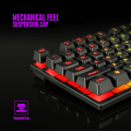 T-WOLF T-20 RGB Gaming Keyboard Wired Mechanical Feel Rainbow Backlight USB Keybord. 