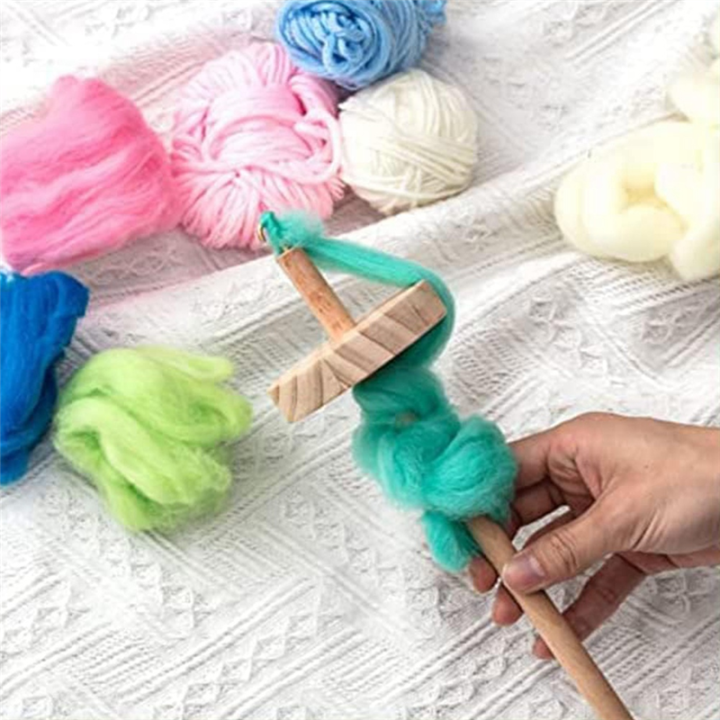 Spindle%20Yarn%20Tool%20Wooden%20Hardwood%20Spinner%20Wheel%20Yarn%20Spin%20Spindle%20for%20Beginners%20&%20Advanced,%20Perfect%20for%20Yarn%20Making%20and%20Sewing%20-%20Image%207