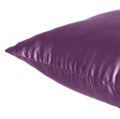 Silk Satin Square Cushion Covers Home Decor Sofa Cushion Covers/ Throw Pillow Covers - Lavender Color - Size 20 x 20 inches.. 
