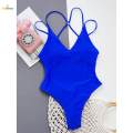 Monokinis Bathing Suit Halter Summer Vacation Beach Women Swimsuits L. 