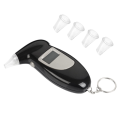 Breathalyzer Alcohol Tester, Portable Mounted Blow Type Alcohol Detector, Alcohol Tester with Digital LCD Display Easy Install Easy to Use. 