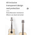 1 PCS Guitar Dust Cover Transparent Translucent PVC Dust-Proof Waterproof Acoustic Electric Guitar Cover Protective Storage Bag. 