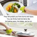 2 Silicone Oven Glove, Non-slip Pinch Mitt MAX. 