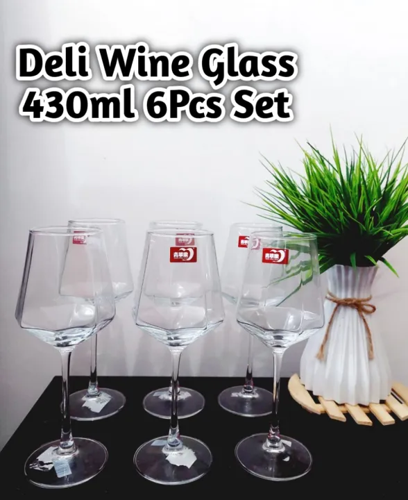 Deli%20Wine%20Glass%20Set%206Pcs%20430ml%20Hotel%20&%20Home%20Glassware%20Drinking%20Glass%20-%20Image%203