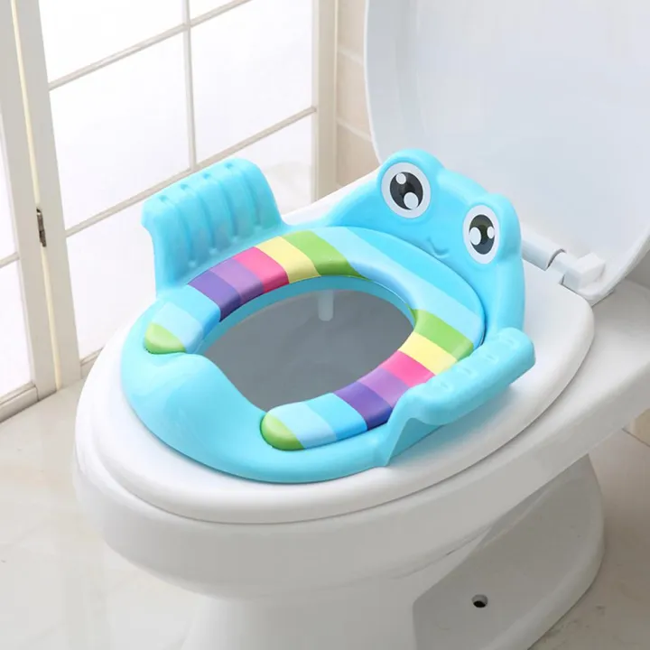 【DIV MALL】Durable Thickened Cute Safe Seat Cover, Plastic Kids' Independent Toilet Training Ring