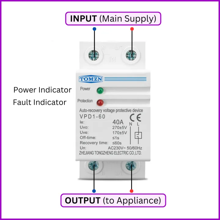 Power%20Guard%20Refrigerator%20TV%20Fridge%20Guard%20High%20Over%20Voltage%20Protector%20UPS%20DIN%20Rail%20Mount%20-%20Image%202
