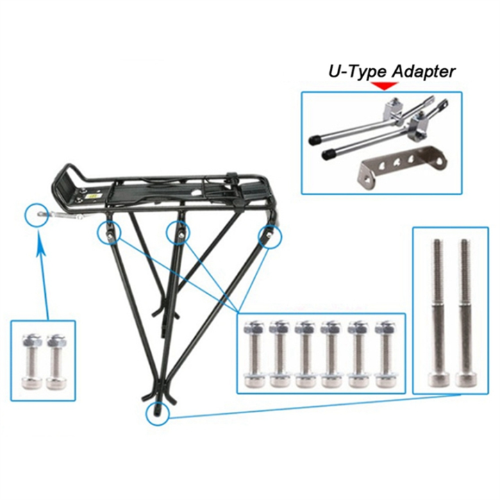 Bicycle%20Racks%20Aluminum%20Alloy%20Bike%20Carrier%20Rear%20Luggage%20Rack%20Shelf%20Bracket%20Cycling%20Rack%20Carrier%20Panniers%20Bicycle%20Accessories%20Parts%20-%20Image%202