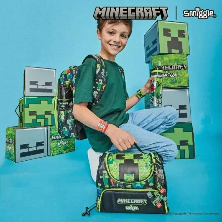 COD100%25Original%20Original%20Smiggle%20Minecraft%20Classic%20Backpack%20SMIGGLE%20School%20Bag%20-%20Image%202