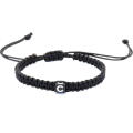 Braided Initial bracelets Handcrafted acrylic A-Z alphabet charms Handwoven bracelet Capital letter charms Adjustable Woven. 