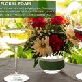 Floral Foam 12 Pcs Dry &Wet Flower Foam Round Florist Styrofoam Blocks Flower Foam for Fresh or Artificial Flowers. 