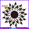 Wall Sticker Sunflower Shape Home Decor Acrylic Decorating 3D Mirror Background Ornaments for Living Room. 