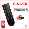 Singer Old CRT TV Remote Controller -AD661 & Free Batteries. 