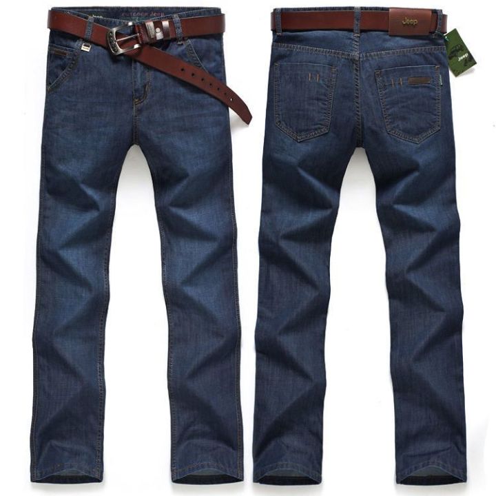 Thin%20NIANJEEP%20Jeep%20Men's%20Jeans%20Men's%20Straight%20Slim%20Casual%20Loose%20plus%20Size%20High%20Waist%20Thick%20Men's%20Clothing%20-%20Image%206