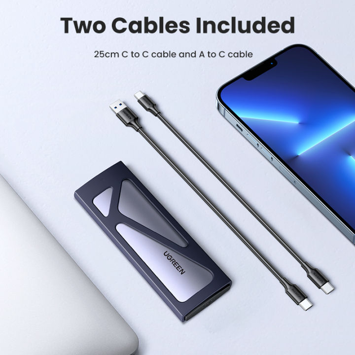 UGREEN%20M.2%20NVMe%20SSD%20Enclosure%20Adapter%2010Gbps%20USB%20C%203.2%20Gen2%20Tool-Free%20External%20Enclosure%20NVMe%20Reader%20Supports%20M%20and%20B&M%20Keys%20-%20Image%207