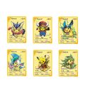 pokemon cards golden TAKARA TOMY Metal Cards Letters Golden Pokemon Iron Pikachu Gengar Charizard Mewtwo Arceus Groudon Pokémon GX Vmax EX Game CardsParty Games Crafts. 
