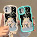 AMORVOR for Samsung A05S A05 A04S A03S A03 A04E A04 A02S M02S Back Cover Cute Rich Girl Pattern Luxury Phone Case Macaron Wave Soft Silicone Mobile Cover. 