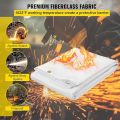 Fire Blanket - White - 1.0M X 1.0M - Emergency Fire Blanket Suppression Blanket, Home Fire Extinguisher Car, Emergency Blankets for Survival Blanket, Fire Blankets Emergency for People. 
