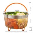 Stainless Steel Steamer Basket Set,for Ninja Foodi Pressure Cooker. 
