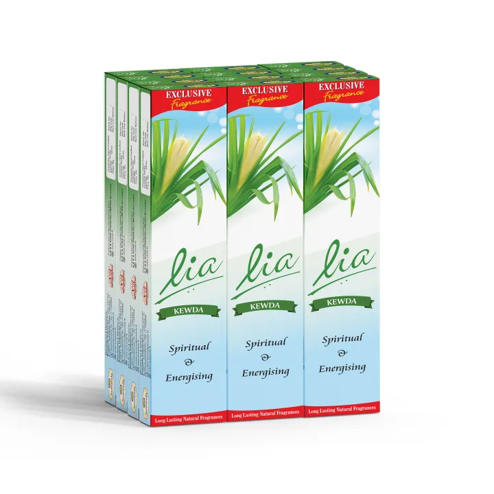 Lia Incense Sticks - Kewda - 12 Pack/Dozen