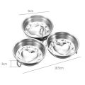 3In1 Stainless Steel Steamed Egg Mold Household Egg Steamer Creative Heart Shaped Egg Poachers Home Kitchen Accessories-B. 
